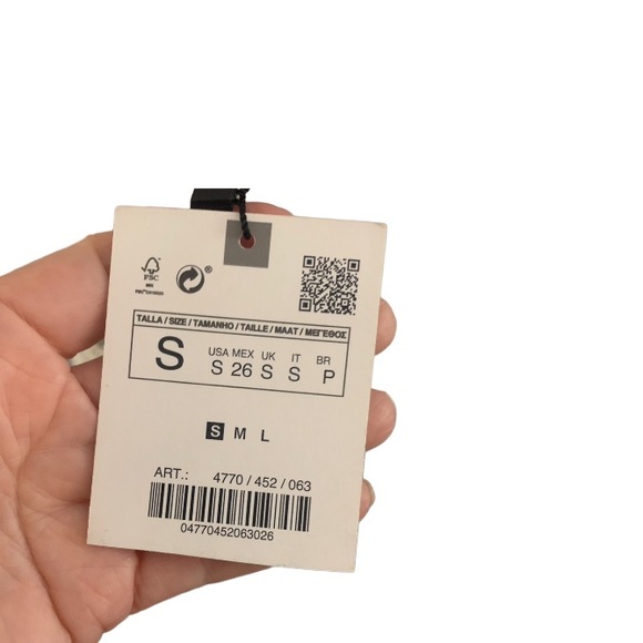 NWT Zara Floral Cropped Ruffle Shoulder Coquette Cottage Core Statement Top S - Picture 8 of 10